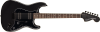 Squier FSR Affinity Stratocaster HH Laurel Fingerboard Black Pickguard Black Hardware Matching Headstock Metallic Black
